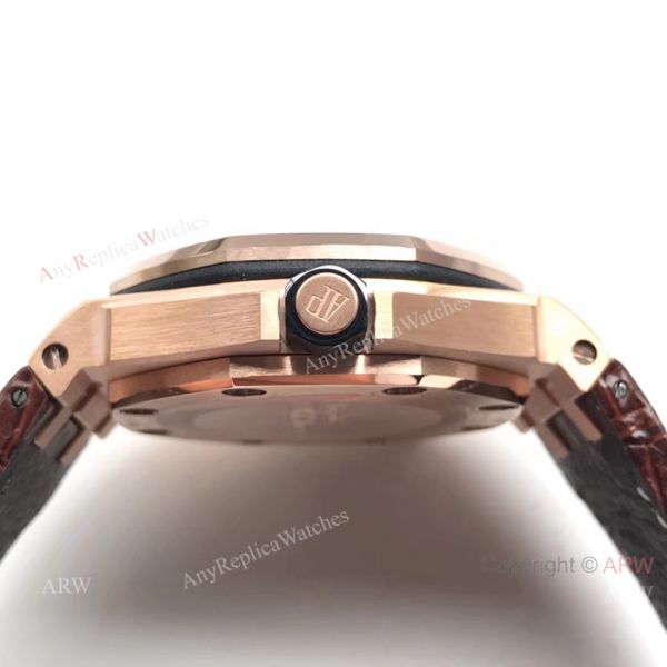 Swiss Grade Replica Audemars Piguet Divers 3120 Watch Rose Gold Black Bezel Swiss Grade Replica Audemars Piguet Divers 3120 Watch Rose Gold Black Bezel