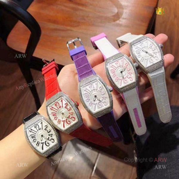 2019 Replica Franck Muller Vanguard Iced Out Watches Lady Size 2019 Replica Franck Muller Vanguard Iced Out Watches Lady Size