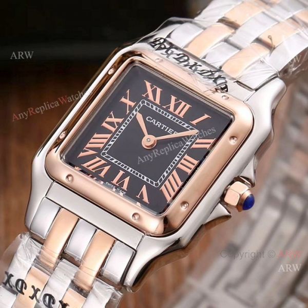 Fake Cartier Panthere Limited Edition Watches All Rose Gold Roman Dial Fake Cartier Panthere Limited Edition Watches All Rose Gold Roman Dial