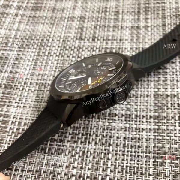 IWC Aquatimer Replica Watch All Black Chronograph Dial IWC Aquatimer Replica Watch All Black Chronograph Dial