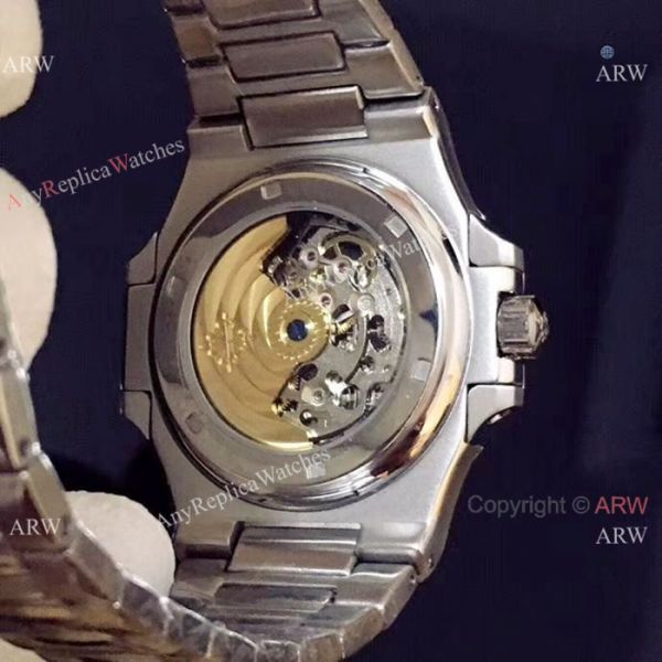 Copy Patek Philippe Nautilus Ice Out Watch Stainless Steel White Hollow Copy Patek Philippe Nautilus Ice Out Watch Stainless Steel White Hollow