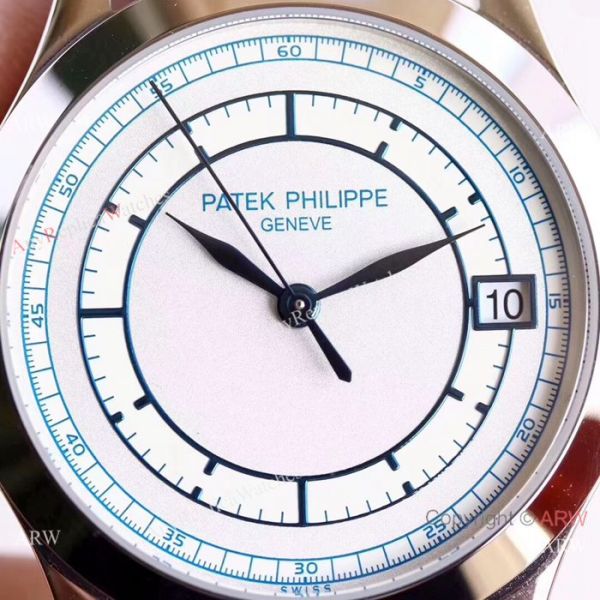Swiss Copy Patek Philippe Calatrava 5296 Watches SS White Dial Swiss Copy Patek Philippe Calatrava 5296 Watches SS White Dial