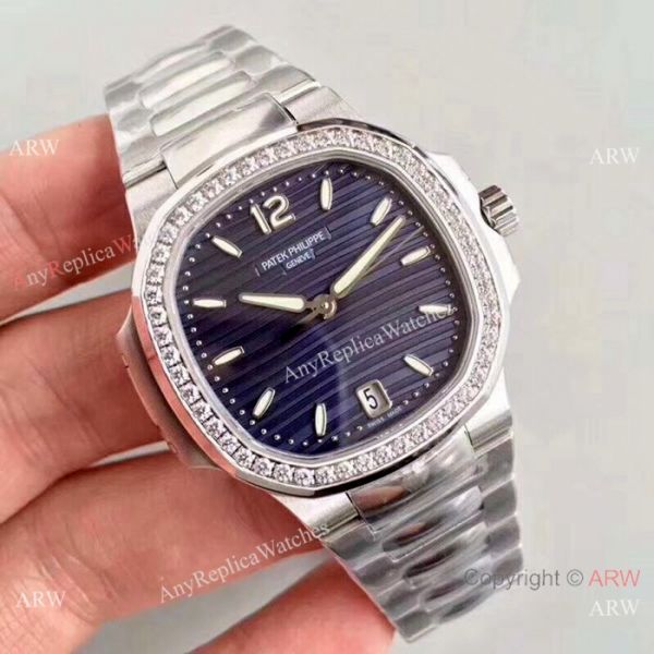 (PPF)Swiss Replica Patek Philippe 7118 Ladies Nautilus Watch Diamond bezel (PPF)Swiss Replica Patek Philippe 7118 Ladies Nautilus Watch Diamond bezel