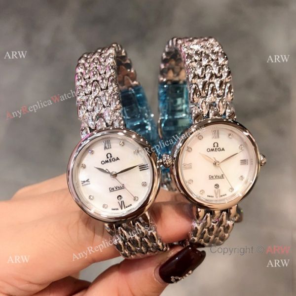 Replica Omega De Ville Dewdrop ladies Watch Stainless Steel Replica Omega De Ville Dewdrop ladies Watch Stainless Steel