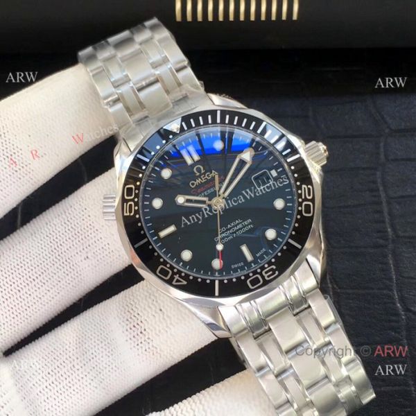 Omega Seamaster James Bond Omega Clone Watch Blue rubber Band Omega Seamaster James Bond Omega Clone Watch Blue rubber Band