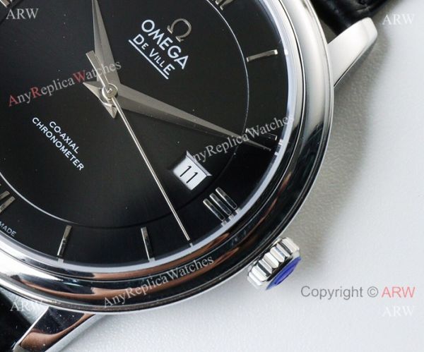 Highest Quality Copy Omega De Ville Swiss 2824 Watch SS Blue Dial Highest Quality Copy Omega De Ville Swiss 2824 Watch SS Blue Dial