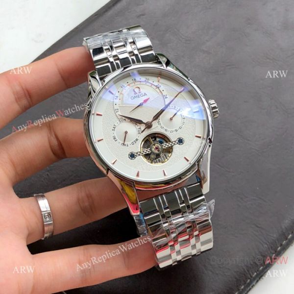Best Quality Omega Tourbillon Rose Gold Watch Men Size Best Quality Omega Tourbillon Rose Gold Watch Men Size