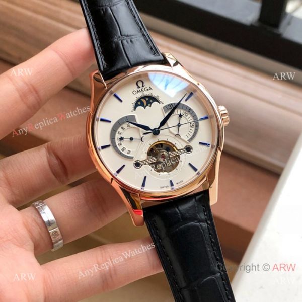New replica Omega Complications Automatic Watches Rose Gold 43mm New replica Omega Complications Automatic Watches Rose Gold 43mm