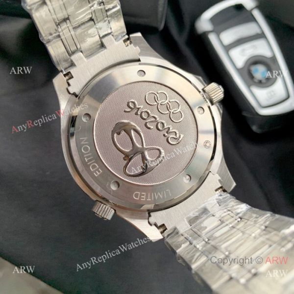 Omega Replica Watches James Bond Stainless steel Colorful bezel Omega Replica Watches James Bond Stainless steel Colorful bezel
