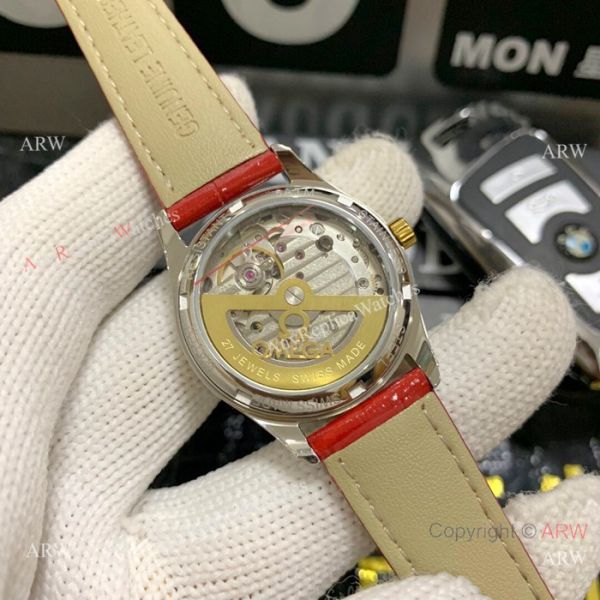 Omega Water Resistant Lady Watches Copy Gold Diamond Case Omega Water Resistant Lady Watches Copy Gold Diamond Case