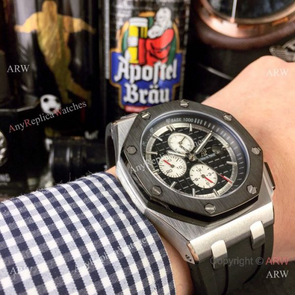Fake Audemars Piguet Royal Oak Offshore Automatic watch SS White Dial Fake Audemars Piguet Royal Oak Offshore Automatic watch SS White Dial