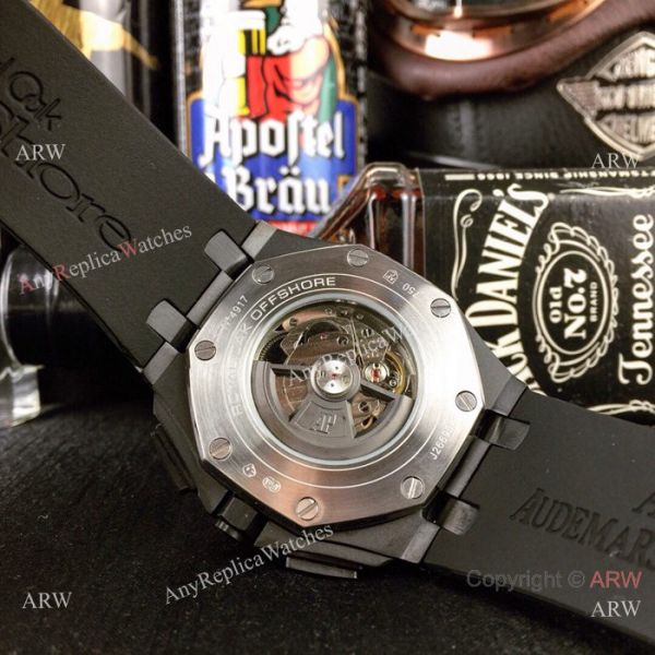Best Audemars Piguet Royal Oak Offshore Replica Watches Black Case Rose Gold Marker Best Audemars Piguet Royal Oak Offshore Replica Watches Black Case Rose Gold Marker