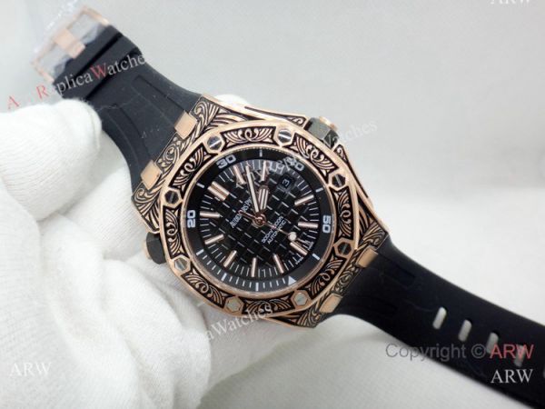 Copy Audemars Piguet Royal Oak Offshore Tattoo Watch Rose Gold Case Copy Audemars Piguet Royal Oak Offshore Tattoo Watch Rose Gold Case