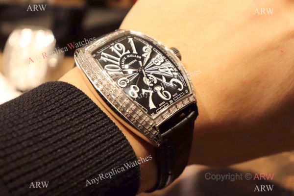 Franck Muller Cintree Curvex Special Edition Replica Watches Diamond Bezel Franck Muller Cintree Curvex Special Edition Replica Watches Diamond Bezel