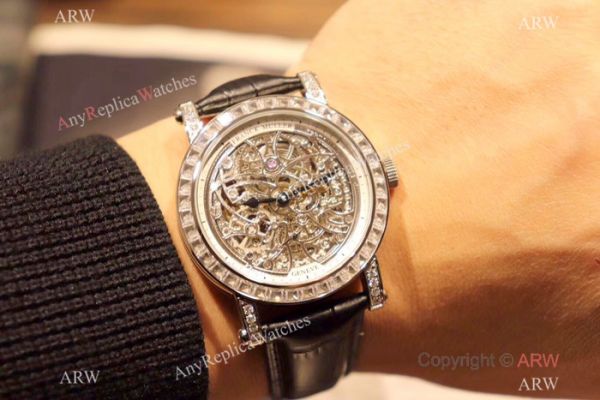 New Replica Franck Muller Round Skeleton Watch SS Diamond Bezel New Replica Franck Muller Round Skeleton Watch SS Diamond Bezel