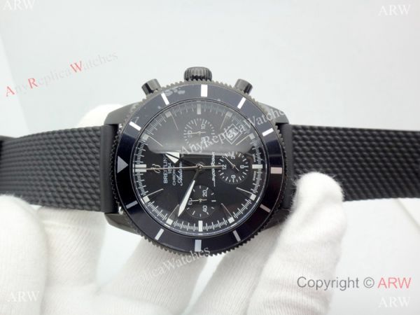Solid Black Breitling Superocean Heritage II Replica Watches Solid Black Breitling Superocean Heritage II Replica Watches