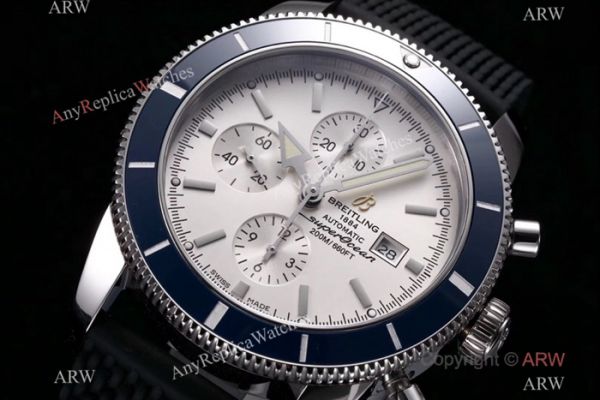 Swiss Breitling Superocean Heritage Asia 7750 Watch Blue Ceramic bezel Swiss Breitling Superocean Heritage Asia 7750 Watch Blue Ceramic bezel
