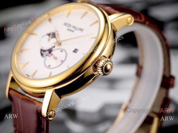 Patek Philippe geneve Calatrava Watch Gold Case Black Face Patek Philippe geneve Calatrava Watch Gold Case Black Face