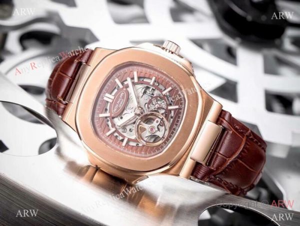 Patek Philippe Nautilus Skeleton Replica watches SS Blue Dial Patek Philippe Nautilus Skeleton Replica watches SS Blue Dial