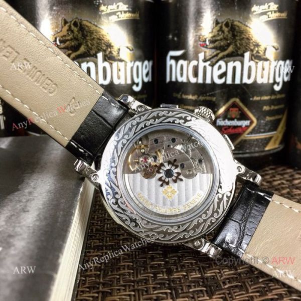 Fake Patek Philippe Geneve Complications 43mm Watch Tattoo case Fake Patek Philippe Geneve Complications 43mm Watch Tattoo case