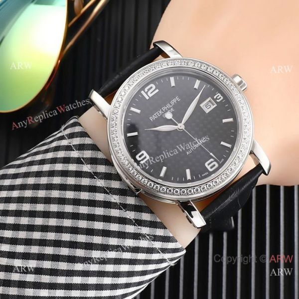 New Style Patek Philippe Calatrava Gray Dial Rose Gold Watches New Style Patek Philippe Calatrava Gray Dial Rose Gold Watches
