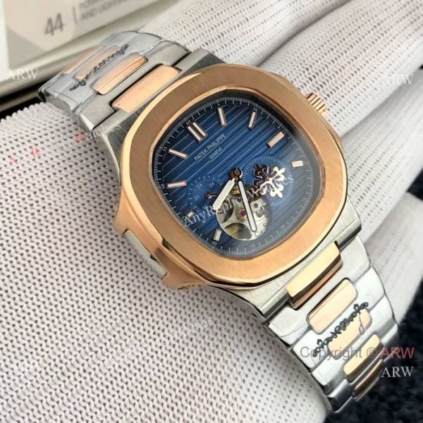 High End Patek Philippe Nautilus White Face Tourbillon Copy Watch For Men High End Patek Philippe Nautilus White Face Tourbillon Copy Watch For Men