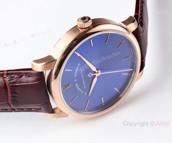 Swiss Copy A.Lange Sohne Saxonia Thin Rose Gold watch 9015 Movement Swiss Copy A.Lange Sohne Saxonia Thin Rose Gold watch 9015 Movement