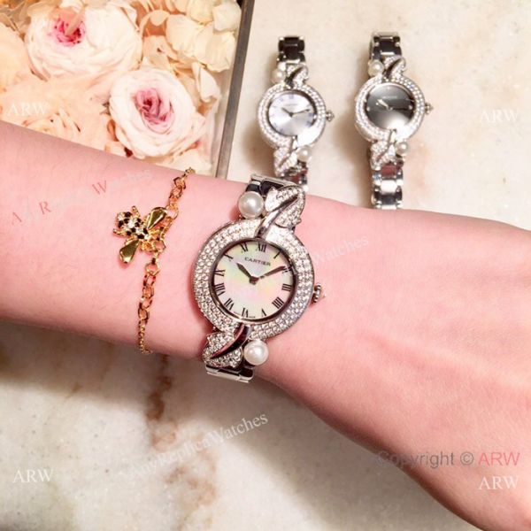 Copy Cartier Women Watch Stainless Steel Sapphire glass Swiss Quality Copy Cartier Women Watch Stainless Steel Sapphire glass Swiss Quality