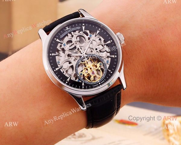Fake Jaeger-LeCoultre Master Ultra Thin Tourbillon Watches SS Skeleton Dial Fake Jaeger-LeCoultre Master Ultra Thin Tourbillon Watches SS Skeleton Dial