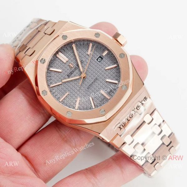 Swiss Grade Audemars Piguet Royal Oak Replica Watch Rose Gold Swiss Grade Audemars Piguet Royal Oak Replica Watch Rose Gold