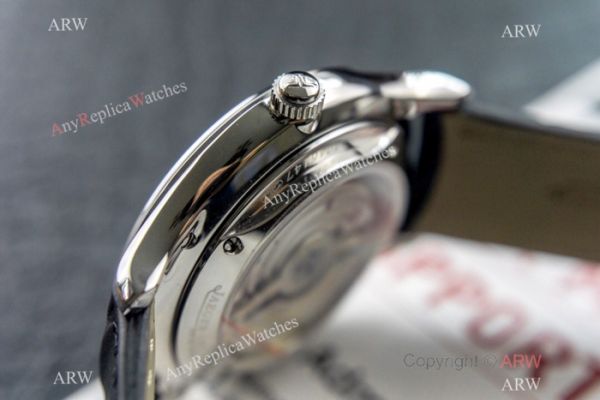 Swiss Copy Jaeger LeCoultre Master ultra thin Watch SS Black Leather Band Swiss Copy Jaeger LeCoultre Master ultra thin Watch SS Black Leather Band