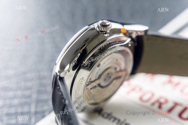 Swiss Grade Jaeger LeCoultre Master Ultra Thin Moon SS Black Face Watch 39mm Swiss Grade Jaeger LeCoultre Master Ultra Thin Moon SS Black Face Watch 39mm