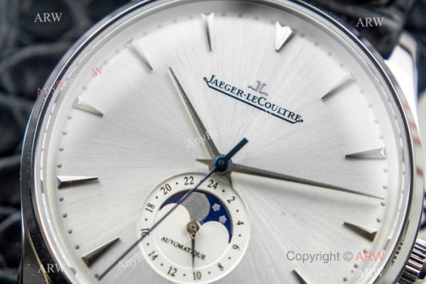 Swiss Copy Jaeger-LeCoultre Master Ultra Thin Moon Watch 39mm SS Silver Face Swiss Copy Jaeger-LeCoultre Master Ultra Thin Moon Watch 39mm SS Silver Face