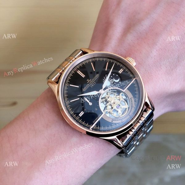 Jaeger-LeCoultre Master Tourbillon Moonphase 2-Tone Rose Gold Watch Jaeger-LeCoultre Master Tourbillon Moonphase 2-Tone Rose Gold Watch