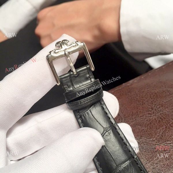 Jaeger-LeCoultre Tourbillon Silver Dial Black Leather Strap 42mm Watch Jaeger-LeCoultre Tourbillon Silver Dial Black Leather Strap 42mm Watch