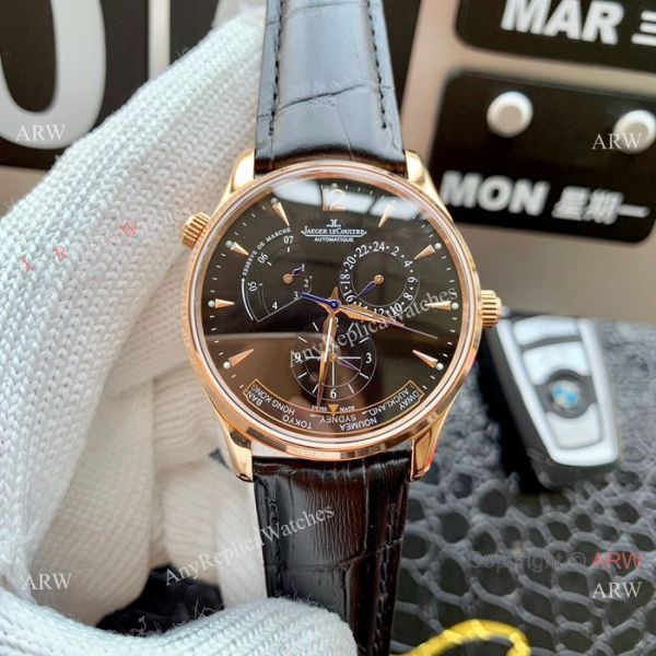 New Jaeger LeCoultre Master Geographic Men Watch Rose Gold New Jaeger LeCoultre Master Geographic Men Watch Rose Gold