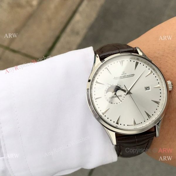 Copy Jaeger LeCoultre Master Swiss 8217 Watch SS Gray Rhodium Dial Copy Jaeger LeCoultre Master Swiss 8217 Watch SS Gray Rhodium Dial