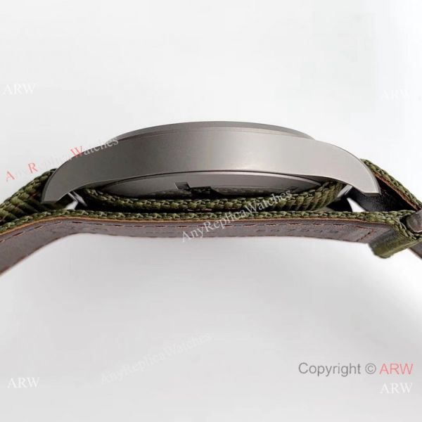 Swiss IWC Mark XVIII Replica Watch Titanium Green Nato Strap M+ Factory Swiss IWC Mark XVIII Replica Watch Titanium Green Nato Strap M+ Factory