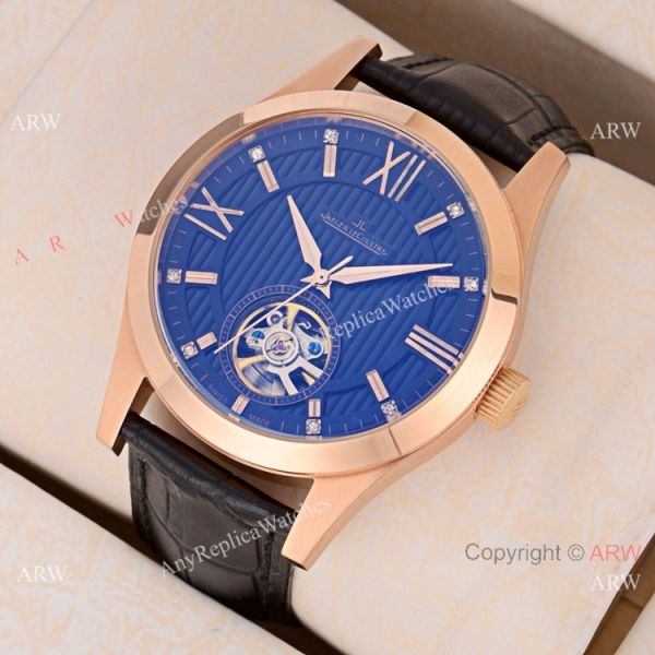 Fake Jaeger-LeCoultre Flying Tourbillon Rose Gold Arabic Watch 43mm Fake Jaeger-LeCoultre Flying Tourbillon Rose Gold Arabic Watch 43mm