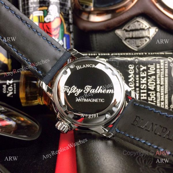 Swiss Quality Replica Blancpain Fifty Fathoms Automatic Blue Dial Watch 42mm Swiss Quality Replica Blancpain Fifty Fathoms Automatic Blue Dial Watch 42mm