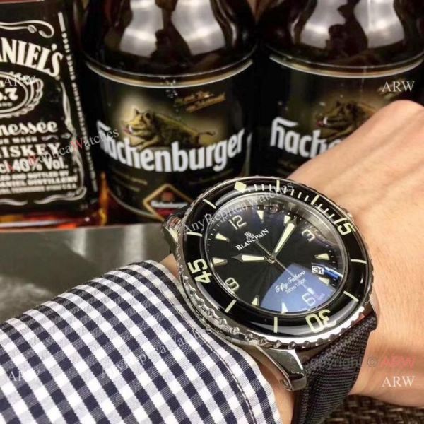 Copy Blancpain Fifty Fathoms Quartz Watch Blue Dial Blue Bezel Copy Blancpain Fifty Fathoms Quartz Watch Blue Dial Blue Bezel