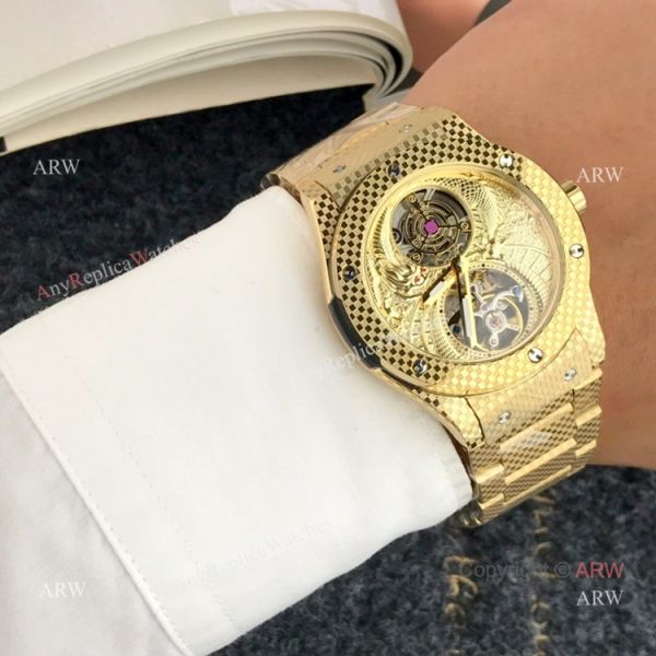High Quality Hublot Classic Fusion Tourbillon Men Watch Rose Gold High Quality Hublot Classic Fusion Tourbillon Men Watch Rose Gold