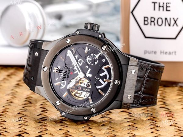 Fake Hublot Classic Fusion Rose Gold Skeleton Wristwatch 45mm Fake Hublot Classic Fusion Rose Gold Skeleton Wristwatch 45mm