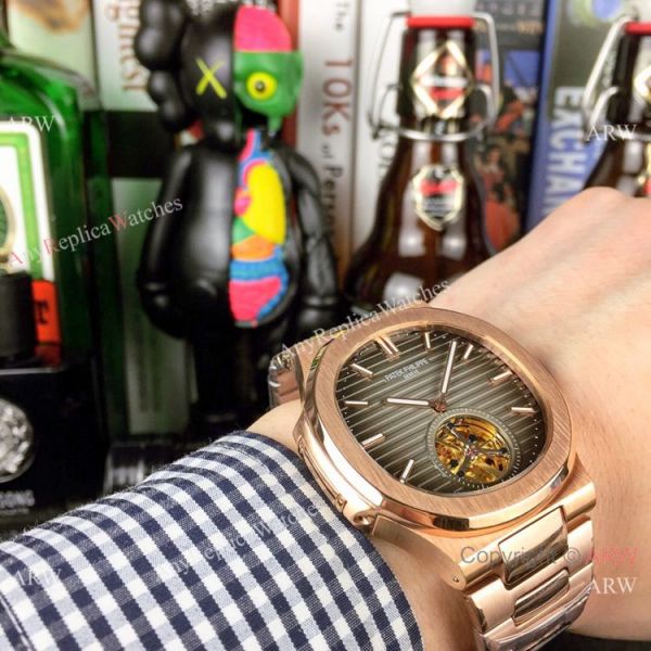 Best Replica Patek Philippe Tourbillon Watches 40mm Rose Gold and White Best Replica Patek Philippe Tourbillon Watches 40mm Rose Gold and White