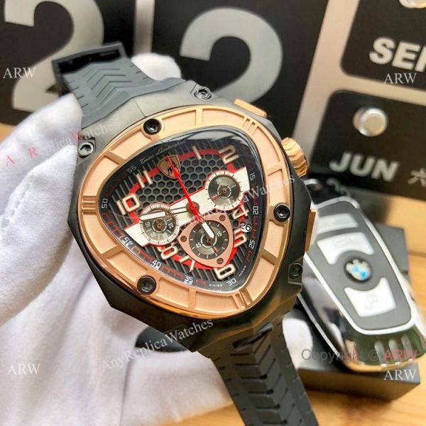 New Replica Lamborghini Spyder 124bbr watch Rose Gold Gray Dial New Replica Lamborghini Spyder 124bbr watch Rose Gold Gray Dial