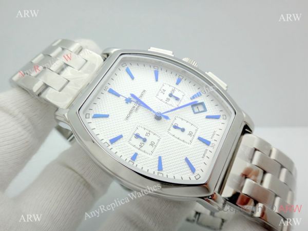 Vacheron Constantin Copy Watch Stainless steel Chronograph Blue Stick Vacheron Constantin Copy Watch Stainless steel Chronograph Blue Stick