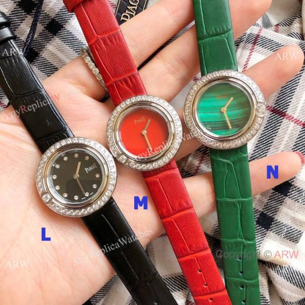 Copy Piaget Ladies Watches Silver Diamond Case Silver Face Copy Piaget Ladies Watches Silver Diamond Case Silver Face