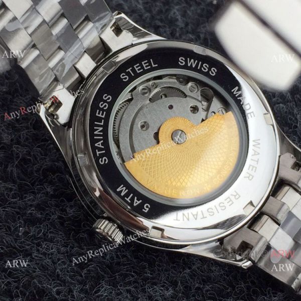 Replica Vacheron Constantin Geneve Automatic Watch SS Black Face Replica Vacheron Constantin Geneve Automatic Watch SS Black Face