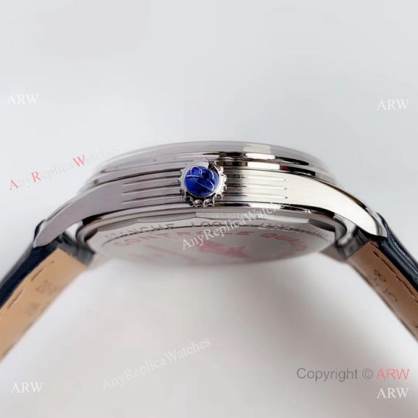 Grade A Replica Breitling Premier Blue Dial Blue Leather Strap Watch Grade A Replica Breitling Premier Blue Dial Blue Leather Strap Watch