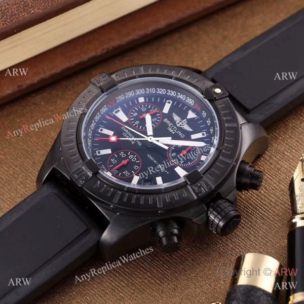 Japan Grade Copy Breitling Avenger Seawolf Chronograph Watches Black Rubber Strap Japan Grade Copy Breitling Avenger Seawolf Chronograph Watches Black Rubber Strap